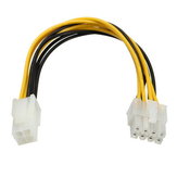 P4 Motherboard 8 Pins Eingebauter Netzstecker auf 4 Pins HDD Netzteil Kabel für PC